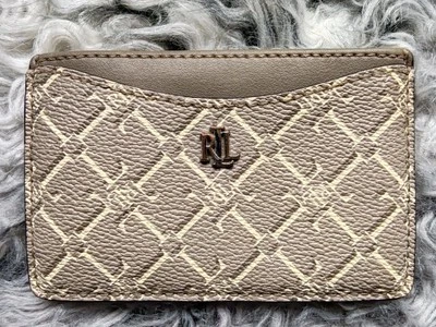 MINI BILLETERA LAUREN RALPH LAUREN IDENTIFICACIÓN / Portatarjetas ⭐Cuatro Compartimentos⭐ Foto 1 de 4