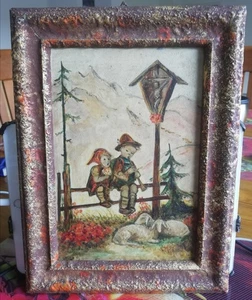 Gemalte Bild mit Rahmen  von Lissi Nüttgens von 1549 - Bild 1 von 6