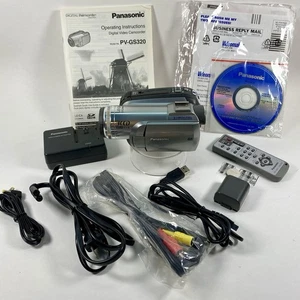 Panasonic PV-GS320 3CCD Mini DV Camcorder CompletBundle Excellent Video Transfer - Picture 1 of 21