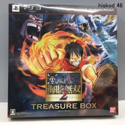 PS3 One Piece Pirate Warriors 2 Treasure Box First Limited W/ Bonus Pin Badge CD - Image 1 of 4