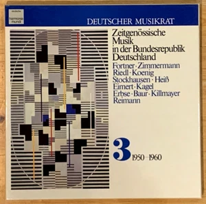 Signed by ANJA SILJA Deutscher Musikrat Zeitgenössische Musik Vol.3 DHM 3LP Box - Picture 1 of 4