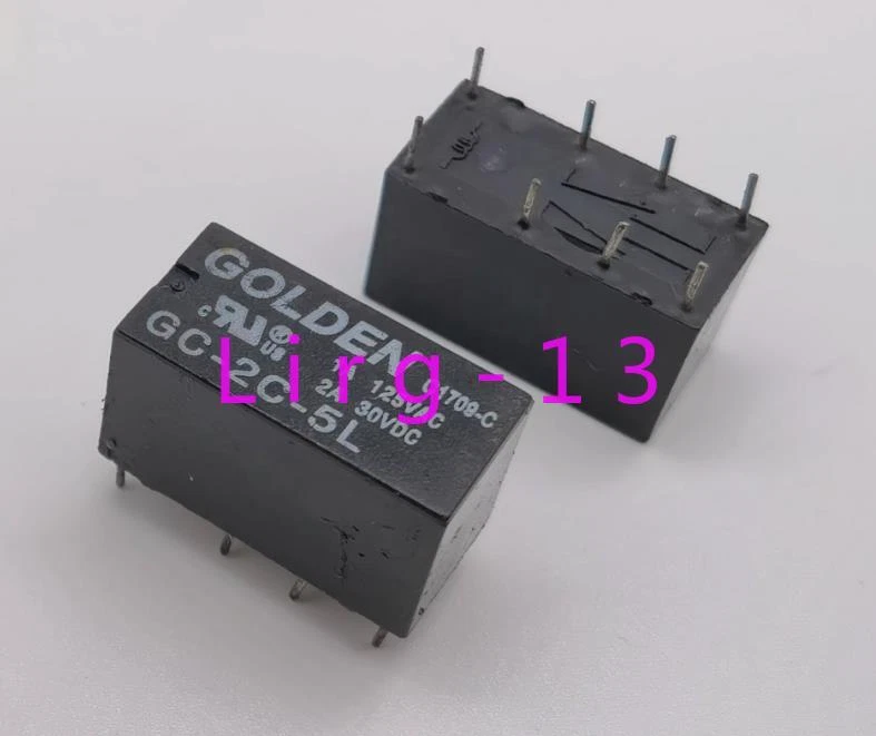 5pcs new GOLDEN GC-2C-5L relay - Image 1 of 1