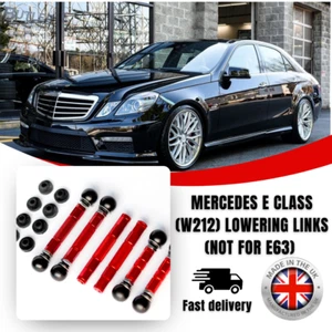 MERCEDES E CLASS EVOLUTION W212 LOWERING LINKS KIT (ADJ. ADJUSTMENT) NOT E63 - Picture 1 of 12