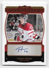 15/16 O-PEE-CHEE TEAM CANADA SIGNATURES AUTOGRAPH Thomas Hickey #TCSTH