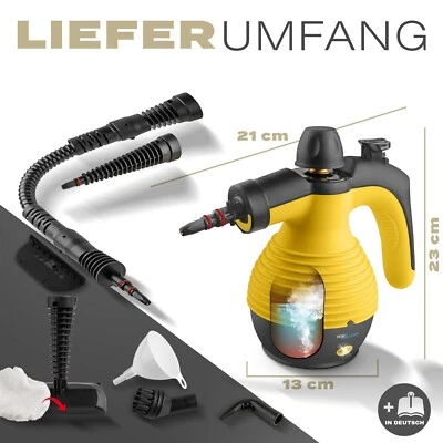 HDR Blue Angel – Dampfreiniger Handgerät 1050W Premium  10 TEILIG - Bild 1 von 4