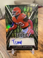 2023 Leaf Exotic Rookie Auto SSP #/7 - Trenton Simpson #BA-TS1 Ravens🔥📈