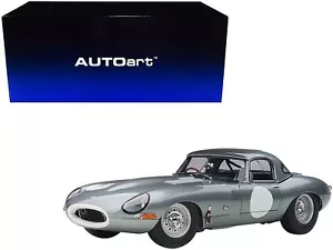 Jaguar Lightweight E Type Roadster RHD (Right Hand Drive) Dark Silver 1/18 Model - Picture 1 of 1