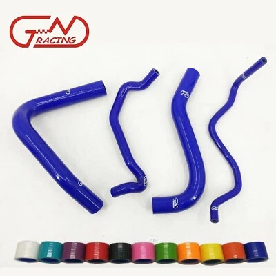 Silicone Radiator Hoses Kit Fit 2009-2018 BMW S 1000 RR S1000XR HP4 S1000R Blue - Image 1 of 4