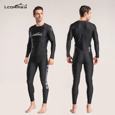 Y700S мужчин RASH GUARD длинным рукавом серфинга плавать Топ рубашки и брюки комплект гидрокостюмы - Изображение 1 из 4