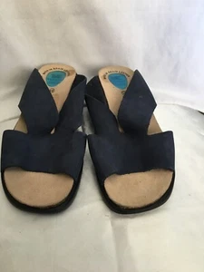 Vulkeli blaue Riemchensandale mit Absatz US Größe 10 - Bild 1 von 6