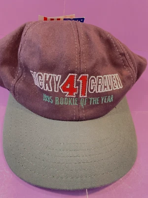 Gorra de béisbol 1995 Ricky Craven novato del año de Chase Racewear Snapback nueva con etiquetas Foto 1 de 4