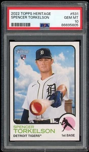 Topps Heritage #531 2022 Spencer Torkelson novato PSA 10 - Imagen 1 de 2