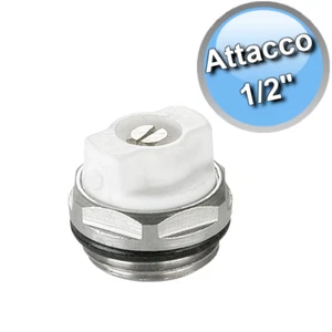 Entlüftungsventil Abluft 1/2" schwenkbar weiß für Heizkörper, Heizkörper - Bild 1 von 1