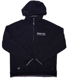 Felpa con cappuccio HUGO BOSS Arctic Black Polaris Explorer Crew stella polare XXL 2XL - Foto 1 di 16