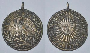 Filipinas Amuleto Anting Anting Medallón UN PESO SAGRADO / GORRA Y RAYOS - Imagen 1 de 4