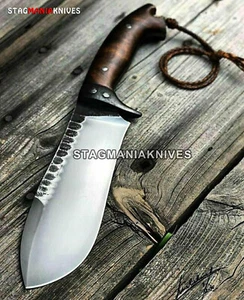 Cuchillo Bowie antiguo de caza de acero al carbono Full Tang forjado a mano premium - Imagen 1 de 1
