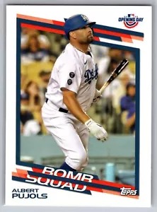 2022 Topps Opening Day Albert Pujols Bomb Squad #BS-11 Los Angeles Dodgers - Picture 1 of 2