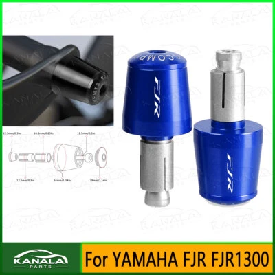 For YAMAHA FJR FJR1300 Motorcycle CNC Handlebar Grips Handle Bar End Caps New Foto 1 de 4