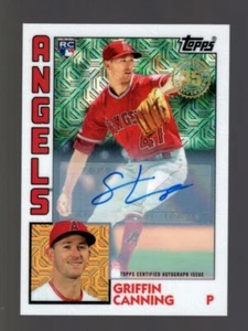 2019 TOPPS UPDATE SILVER PACK 35TH 1984 #3 GRIFFIN CANNING RC AUTO 70/149 ANGELS - Picture 1 of 1