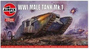 WORLD WAR I MALE TANK Mk.I - AIRFIX VINTAGE CLASSICS PLASTIC KIT - 1:76 -A01315V - Bild 1 von 1