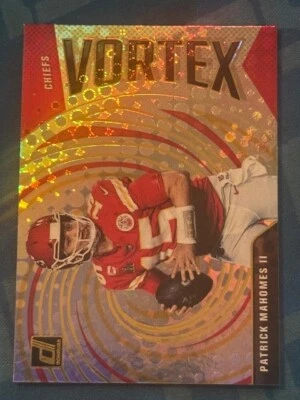 2021 Donruss Patrick Mahomes Vortex Short Print Insert VTX-PMA - KC Chiefs - Image 1 of 2