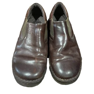 Dr. Martens Orson Mens Leather Brown Slip On Casual Shoes AW004 Size 10 M - Picture 1 of 12