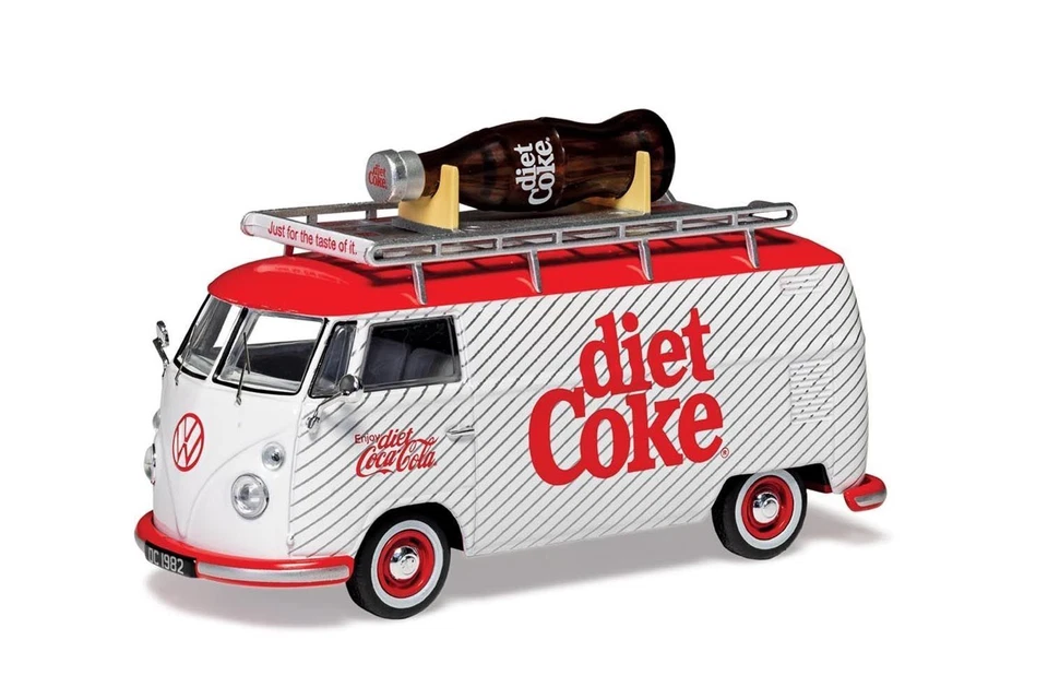 Corgi 1:43 Diet Coke W T2 (T1) Split Screen Camper Giant Coke Bottle - CC02747 - Image 1 of 1