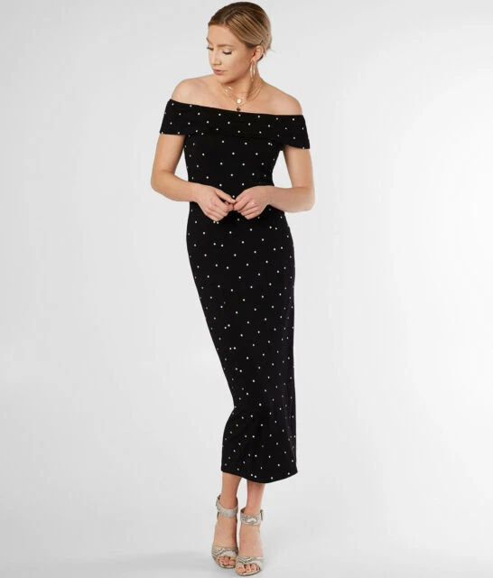 Amuse Society Oye Mami Women's Dress - Black, Size M (AD16KOYE)