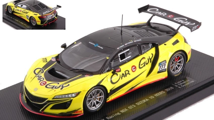 Ebbro HONDA NSX GT3 N.777 10 H SUZUKA 2018 KIMURA-YOKOMIZO-COZZOLINO 1:43 - Immagine 1 di 1