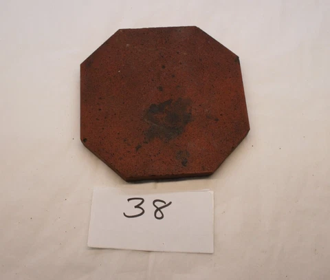 Antique Victorian Hall Floor Encaustic Path Octagon Tiles ref 38 Cover
