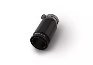 Remus Stainless Steel 84mm Straight Black Chrome w/Carbon Insert Tail Pipe Pair - Picture 1 of 1