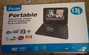 iFanze 13.9" Portable DVD Player, Built-in Rechargeable Battery, 13.9" Swivel Sc - Picture 1 of 1