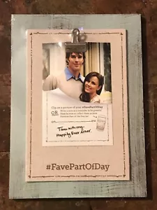 *Glory Haus Picture Holder Frame Notes Memo Fave Part of Day Linen Clip GT36701 - Picture 1 of 7