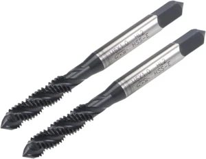 Rubinetto filettato flauto spirale M6 x 1.0, rubinetto filettato macchina metrica nitrurazione HSS... - Foto 1 di 12