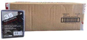 ULTRA PRO STANDARD SIZE (420 CT) TOPLOADERS (12 PACKS - 35 CT) TOP LOADERS CASE - Picture 1 of 2