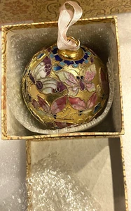 Palline smaltate cloisonné 3" addobbo natalizio - Foto 1 di 5