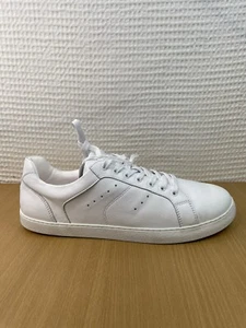 GROUNDIES UNIVERSE Truesense Barefootwear White Leather Mens Size 45 EU US 11.5 - Picture 1 of 12