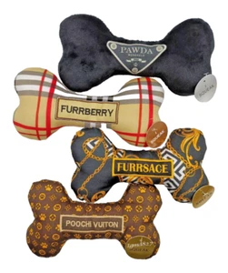 Hundeknochenspielzeug weiches Plüsch Quietschen Hundespielzeug - Bild 1 von 9