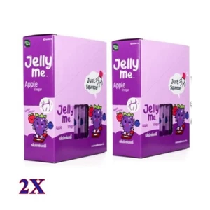2X Pratico Aceto di Mele Erbe Jelly Me Aroma Misto Bacche Zucchero 0% - Foto 1 di 9