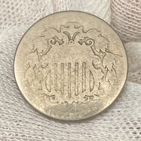 1873 5C Shield Nickel Cover
