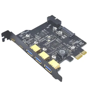 Advanced Type C USB 3.2 Gen2 PCIE Card - PCI-E PCI E USB 3 Adapter for & - Picture 1 of 7