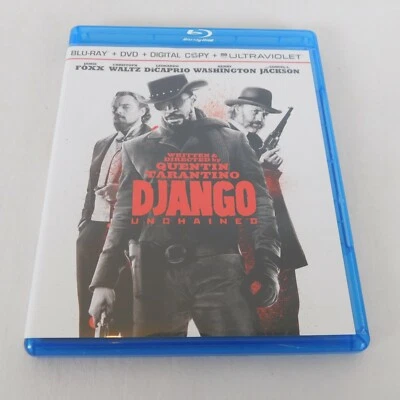 Django Unchained Blu-ray DVD 2013 2 Disc Set Digital Copy UltraViolet Jaime Foxx - Image 1 of 4