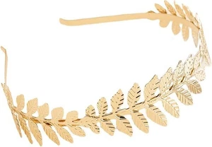 Diademas Hoja Rama Cabeza Corona Cabello Novia (Dorado)  - Imagen 1 de 7