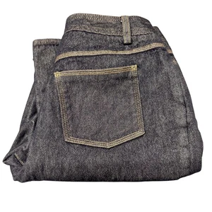 Oscar de la Renta Jeans Womens 10 (28x27 ACTUAL) Blue Wool Blend Denim Vintage - Picture 1 of 9