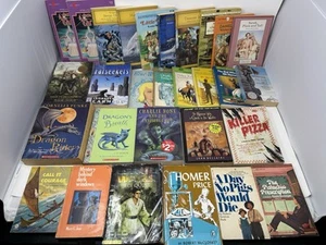 Childrens Chapter Books Lot of 29 Teacher Homeschool School Library Classroom PB - Picture 1 of 17
