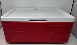 Coleman Party Stacker rot 24 Dosen Kühler stapelbar Eistruhe Modell 6225 Life - Bild 1 von 7