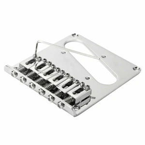 Standard Telecaster Bridge Stege Ponte per Chitarra, Cromo IT - Foto 1 di 8