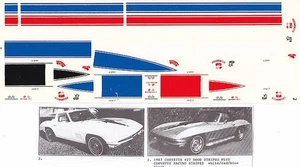 Fred Cady Aufkleber #2 To Do The 1967 Corvette 427 Motorhaubenstreifen & Rennstreifen - Bild 1 von 1