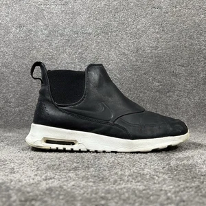 Nike Air Max Thea 859550-001 Women's Size 10 Black Mid Leather Pull On Boot Used - Picture 1 of 11