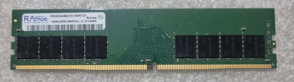 Ramos RM4DAG48A1M-MRRTD1 1x16GB 2Rx8 16GB PC4-21300 DDR4 2666MHz Pc RAM - Image 1 of 1